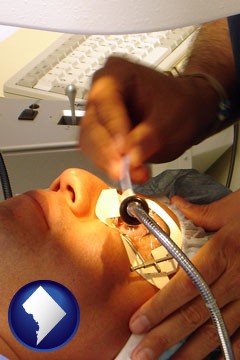lasik laser eye surgery for vision correction - with Washington, DC icon